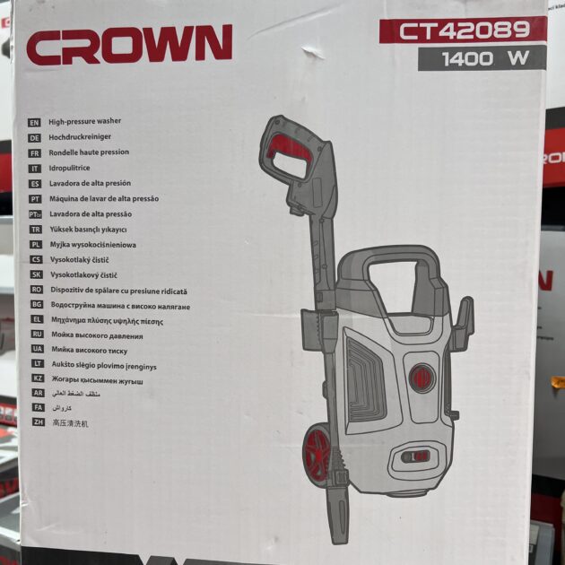 Nettoyeur haute pression 105bar 1400W CROWN | CT42089